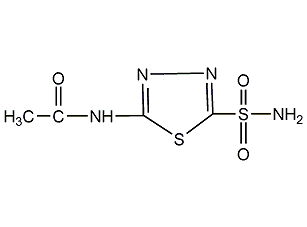 acetazolamide structural formula