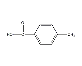 P-Toluic Acid Structural Formula