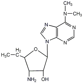Puromycin aminonucleoside structural formula