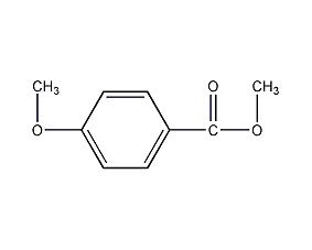 4-Methoxybenzoic acid methyl ester structural formula