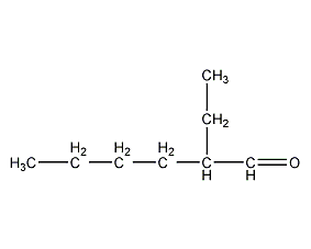 2-Ethylhexanal Structural Formula