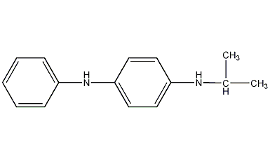 N-isopropyl-N'-phenyl-p-phenylenediamine structural formula