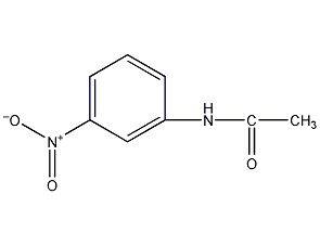 M-nitroacetanilide structural formula