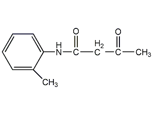 acetoacetyl o-toluidine structural formula