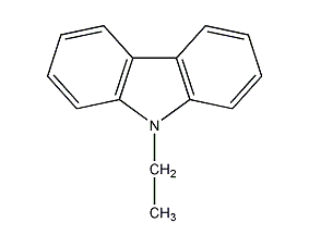 N-ethylcarbazole structural formula