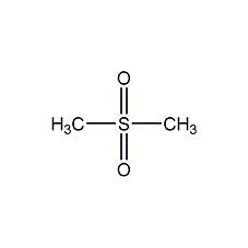 Dimethyl sulfone structural formula