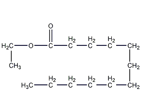Ethyl Laurate Structural Formula