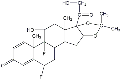 Fluocinolone Structural Formula