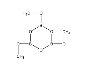 Trimethoxyboroxine structural formula