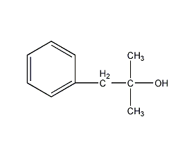 2-methyl-1-phenyl-2-propanol structural formula