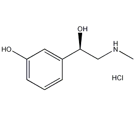 Phenylephrine Hydrochloride Structural Formula