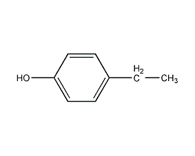 4-ethylphenol structural formula