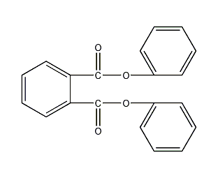 Diphenyl phthalate structural formula