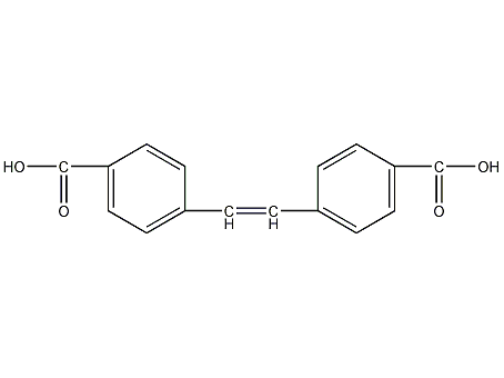 4,4'-stilbenedicarboxylic acid structural formula