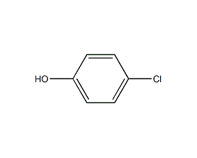 4-chlorophenol structural formula