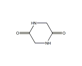 Glycine anhydride structural formula