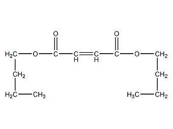 Dibutyl fumarate structural formula