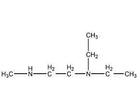 N,N-diethyl-N'-methylethylenediamine structural formula