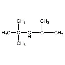 2,4,4-trimethyl-2-pentene structural formula