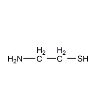 2-aminoethanethiol structural formula