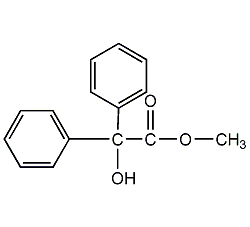 Methyl benzene glycolate structural formula
