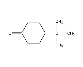 4-tert-butylcyclohexanone structural formula
