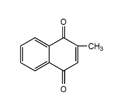2-Methyl-1,4-naphthoquinone structural formula