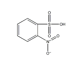 2-nitrobenzene sulfonic acid structural formula