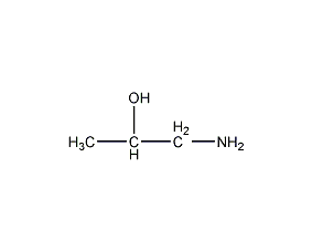 (±)-1-amino-2-propanol structural formula