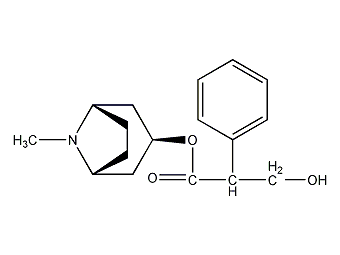 Hyoscyamine structural formula