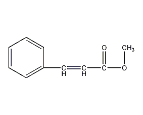 Methyl cinnamate structural formula