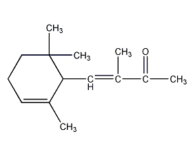 α-isomethylionone structural formula