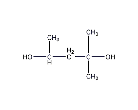 2-methyl-2,4-pentanediol structural formula