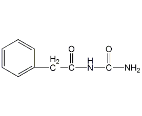 Phenylacetyl urea Structural Formula