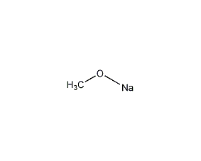Sodium methoxide structural formula