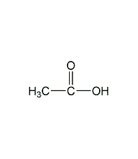 acetic acid structural formula