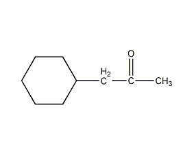 Cyclohexylacetone structural formula