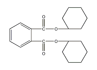 Dicyclohexyl phthalate structural formula