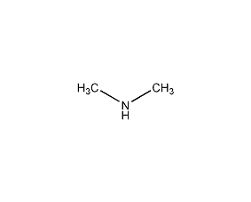 Dimethylamine structural formula