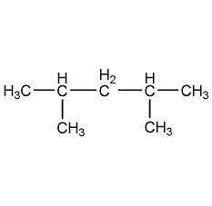 2,4-dimethylpentane structural formula