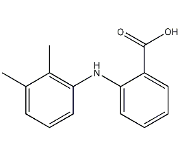 Mefenamic acid structural formula