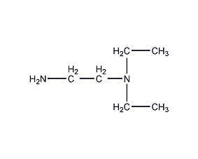 N,N-diethylethylenediamine structural formula