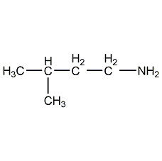 Isoamylamine structural formula