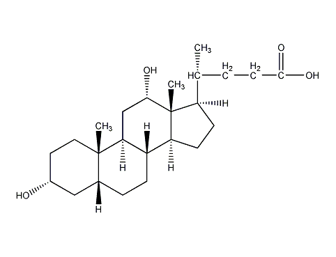 Deoxycholic acid structural formula