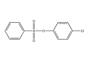 Structural formula of fenacetate