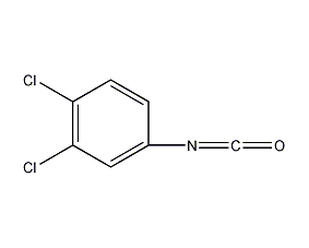 3,4-Dichlorophenyl isocyanate structural formula