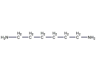 1,6-hexanediamine structural formula