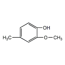 2-methoxy-4-cresol structural formula