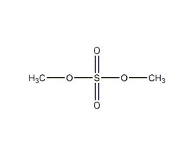 Dimethyl sulfate structural formula