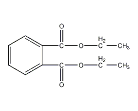 Diethyl phthalate structural formula